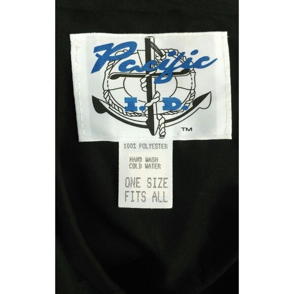 Vintage 80s Metallic Gold Pink/Black Abstract Bomber Jacket OSFM New - Picture 8 of 9